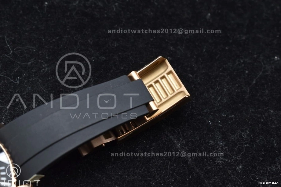 126655 ARF 1:1 WrinkleFree on Best Oysterflex 1203 Strap VR3235 (Gain Edition Yacht-Master Weight) 0319